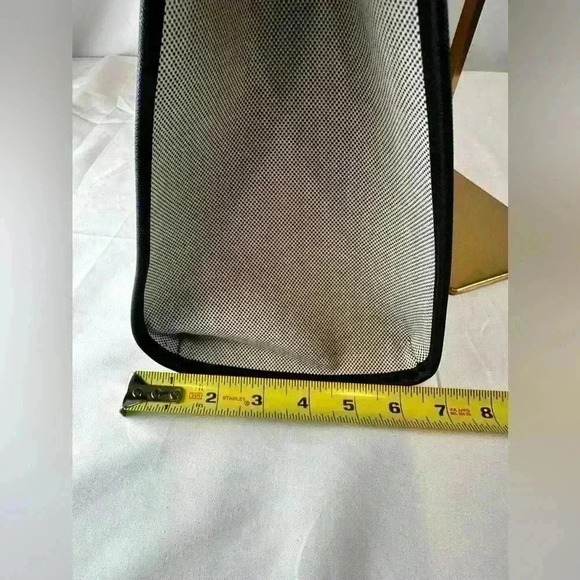 NWT - DKNY Gray with Black Trim Carlita Large Tote - Picture 11 of 12